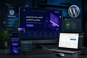 طراحی سایت وردپرسی: راهنمای کامل طراحی، هزینه، امکانات و انتخاب طراح سایت